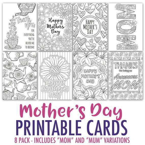 88 Online Mother S Day Card Templates To Print Now by Mother S Day Card Templates To Print