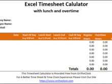 88 Printable Excel Time Card Calculator Template Templates by Excel Time Card Calculator Template