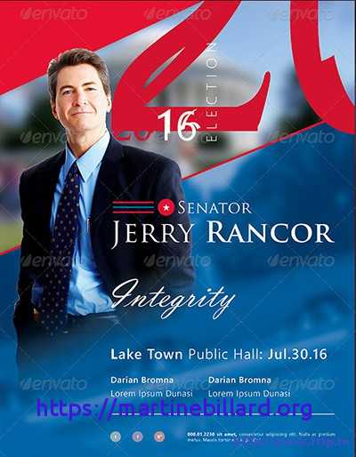 88 Report Election Flyer Template by Election Flyer Template