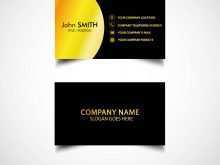 Golden Business Card Template Free Download