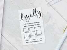 88 Report Loyalty Card Printable Template Maker with Loyalty Card Printable Template