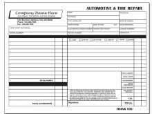 88 Standard Automotive Repair Invoice Template Formating with Automotive Repair Invoice Template