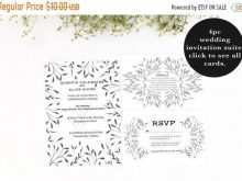 Rsvp Card Template 2 Per Page