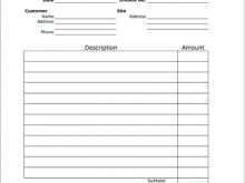 88 Standard Simple Blank Invoice Template Formating by Simple Blank Invoice Template