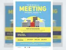 88 Standard Town Hall Flyer Template with Town Hall Flyer Template