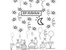 88 The Best Eid Card Colouring Template Formating by Eid Card Colouring Template