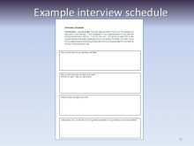 88 Visiting Interview Schedule Template For Qualitative Research Formating by Interview Schedule Template For Qualitative Research