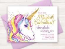 88 Visiting Invitation Card Template Unicorn For Free for Invitation Card Template Unicorn