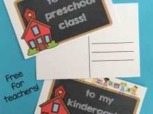89 Best Postcard Template For Kindergarten Layouts by Postcard Template For Kindergarten
