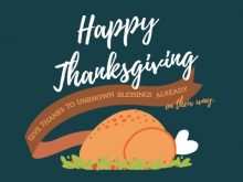 Thanksgiving Postcard Template