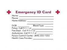 89 Blank Emergency Id Card Template Photo with Emergency Id Card Template