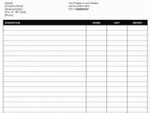 89 Blank Hourly Pay Invoice Template in Word by Hourly Pay Invoice Template