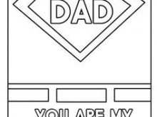 89 Blank Superhero Father S Day Card Template Now by Superhero Father S Day Card Template