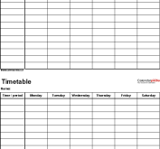 89 Create 6 Day School Schedule Template in Word with 6 Day School Schedule Template