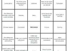 89 Create Bingo Card Template Word Document With Stunning Design with Bingo Card Template Word Document