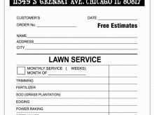 Lawn Mowing Invoice Template Free
