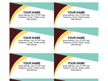 89 Create Name Card Template Ppt Templates by Name Card Template Ppt
