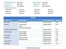 89 Create The Best Meeting Agenda Template for Ms Word with The Best Meeting Agenda Template