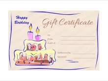89 Creating Birthday Gift Card Template Word For Free by Birthday Gift Card Template Word