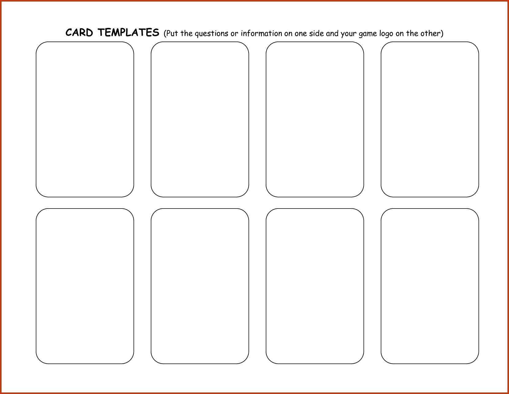 21 Creative Board Game Card Template Word Now for Board Game Card In Template For Game Cards