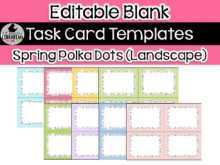 89 Creative Task Card Template Free in Word with Task Card Template Free