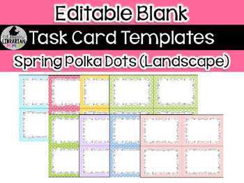 Creative Task Card Template Free In Word With Task Card Template Free Cards Design Templates