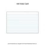 89 Customize Our Free Microsoft Word Index Card Template 4X6 for Microsoft Word Index Card Template 4X6