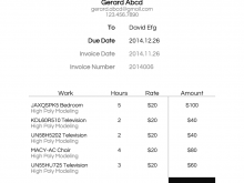 89 Customize Our Free Music Artist Invoice Template Download with Music Artist Invoice Template