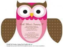 89 Customize Our Free Owl Birthday Card Template for Ms Word for Owl Birthday Card Template