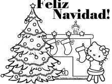 Christmas Card Template In Spanish