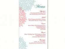 89 Format Menu Card Template In Word Photo for Menu Card Template In Word