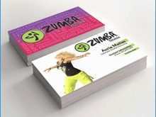89 Format Zumba Business Card Template Free Download by Zumba Business Card Template Free
