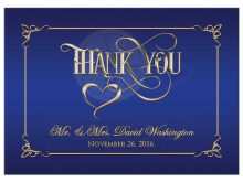 5X7 Thank You Card Template