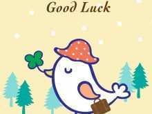 89 Free Free Printable Good Luck Card Template With Stunning Design with Free Printable Good Luck Card Template