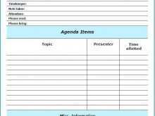 89 Free Meeting Agenda Format Doc in Photoshop for Meeting Agenda Format Doc