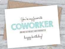 89 Free Printable Birthday Card Template For Coworker in Photoshop with Birthday Card Template For Coworker