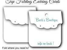 89 Free Printable Earring Card Template Photo by Printable Earring Card Template