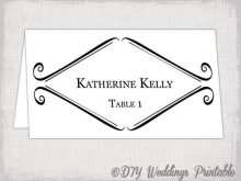 Triangle Tent Card Template