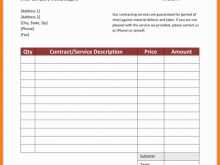 89 Online Generic Contractor Invoice Template in Word with Generic Contractor Invoice Template
