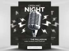 89 Online Open Mic Flyer Template Free With Stunning Design with Open Mic Flyer Template Free