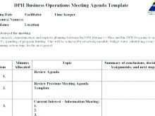 89 Operations Meeting Agenda Template Now by Operations Meeting Agenda Template