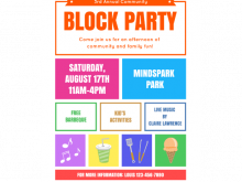 89 Printable Block Party Template Flyers Free Now with Block Party Template Flyers Free