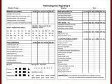 89 Report Report Card Template K To 12 With Stunning Design by Report Card Template K To 12