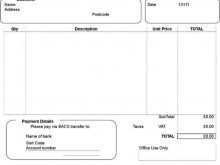 89 Standard Blank Self Employed Invoice Template For Free by Blank Self Employed Invoice Template