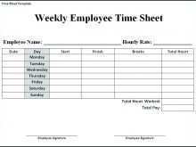 89 Standard Employee Time Card Template Printable PSD File for Employee Time Card Template Printable