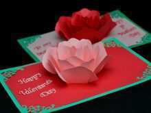 89 Standard Valentine Card Template 3D Formating for Valentine Card Template 3D