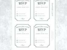 89 The Best Free Printable Rsvp Card Template With Stunning Design by Free Printable Rsvp Card Template