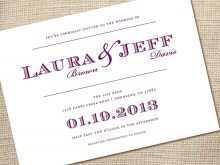 89 The Best Simple Wedding Card Templates With Stunning Design by Simple Wedding Card Templates