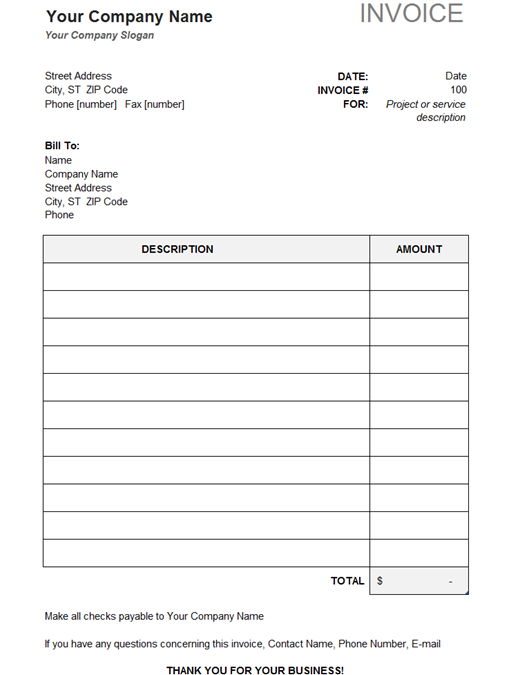 89 Visiting Australian Personal Invoice Template in Word with Australian Personal Invoice Template