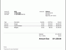 89 Visiting Invoice Template Simple for Invoice Template Simple